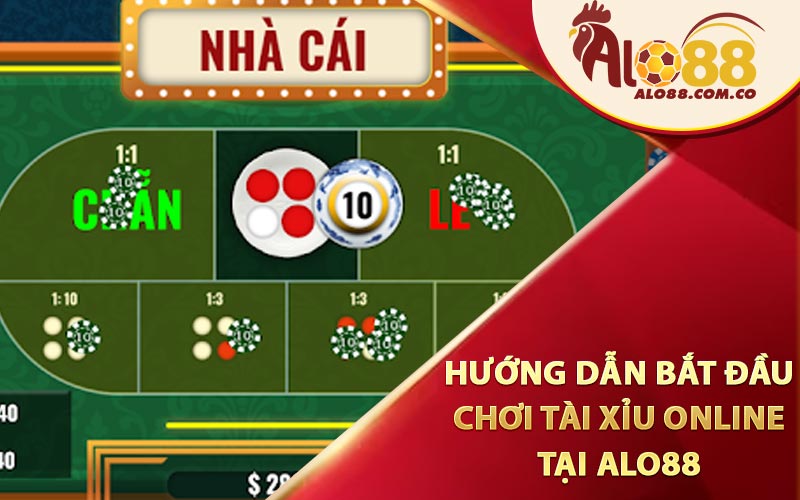 Hướng dẫn bắt đầu chơi tài xỉu online tại Alo88